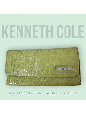 Kenneth Cole Wallet - Faux Alligator - Funky and Fun Graphics